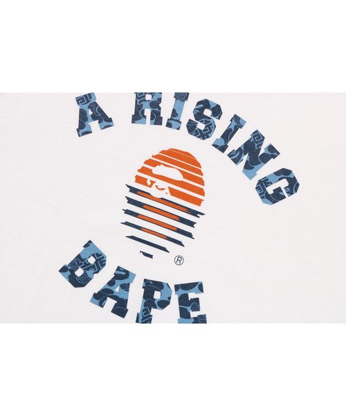 A BATHING APE(アベイシングエイプ)の「A RISING BAPE TEE(Tシャツ/カットソー・メンズ・ホワイト/ブラック/ネイビー・SMALL/LARGE/MEDIUM/XX-LARGE/X-LARGE)」の7枚目の写真