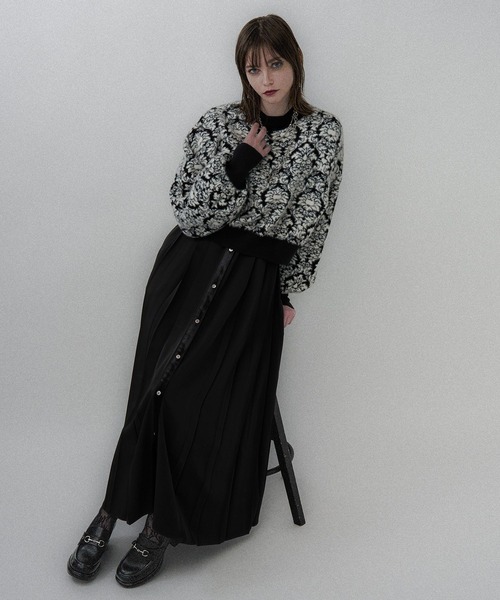 セール】マルチマテリアルプリーツワンピース(HARE)（ワンピース