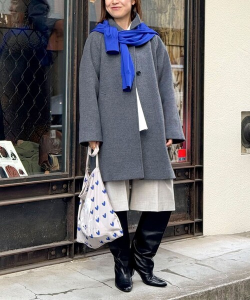 ステンカラーハーフコート 新作！ステンカラーオーバーハーフコート | FRAY I.D | ショップブログ