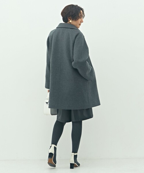 セール】ステンカラー2WAYハーフコート（ステンカラーコート