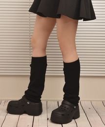 VIBGYOR Women | 【float】ベーシック 厚手 無地リブ ボリューム ルーズソックス/ハイソックス【8色展開】(ソックス/靴下)