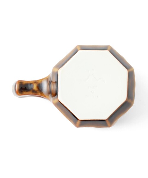 TOKYO CULTUART by BEAMS（トウキョウカルチャートバイビームス）の「AKIHIRO WOODWORKS × ONE KILN / jincup Ceramic M WoodGraze（グラス/マグカップ/タンブラー・レディース・ブラウン・ONE SIZE）」の5枚目の写真