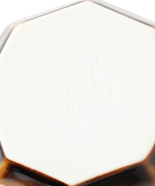 TOKYO CULTUART by BEAMS（トウキョウカルチャートバイビームス）の「AKIHIRO WOODWORKS × ONE KILN / jincup Ceramic M WoodGraze（グラス/マグカップ/タンブラー・レディース・ブラウン・ONE SIZE）」の6枚目の写真