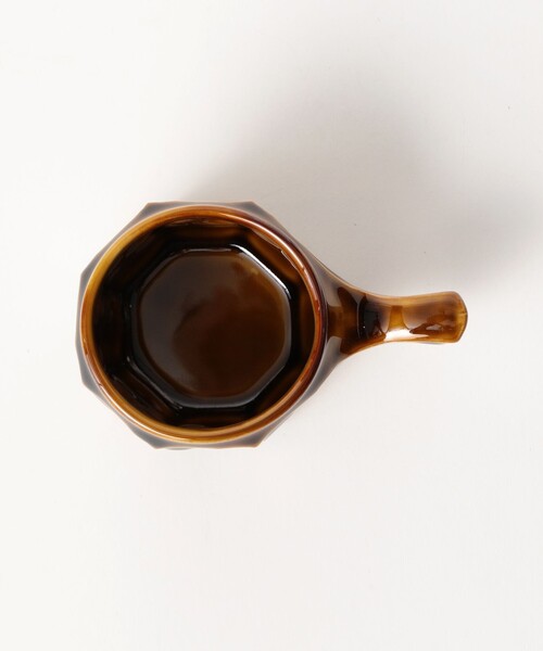 TOKYO CULTUART by BEAMS（トウキョウカルチャートバイビームス）の「AKIHIRO WOODWORKS × ONE KILN / jincup Ceramic M WoodGraze（グラス/マグカップ/タンブラー・レディース・ブラウン・ONE SIZE）」の9枚目の写真
