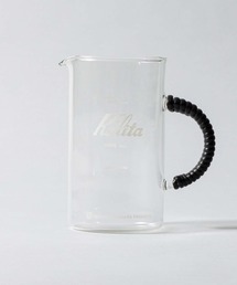 kuros'（クロス）の「【kuros’オリジナル】Coffee server 500ml ガラス 取手:黒（キッチンツール）」