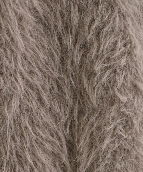 Cutie Blonde（キューティーブロンド）の「フェザーVネックカーディガン（カーディガン/ボレロ・レディース・ブラウン系その他/ブルー/グレー/オフホワイト/ピンク・00）」の17枚目の写真