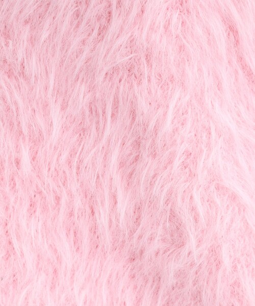 Cutie Blonde（キューティーブロンド）の「フェザーVネックカーディガン（カーディガン/ボレロ・レディース・ブラウン系その他/ブルー/グレー/オフホワイト/ピンク・00）」の21枚目の写真