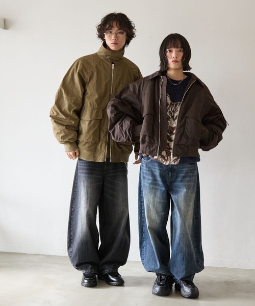 PBLIM（ページボーイリム）の「《UNISEX》ナカワタミリタリーブルゾン（ブルゾン・レディース・ブラック/カーキ/ブラウン・SMALL/MEDIUM）」の22枚目の写真