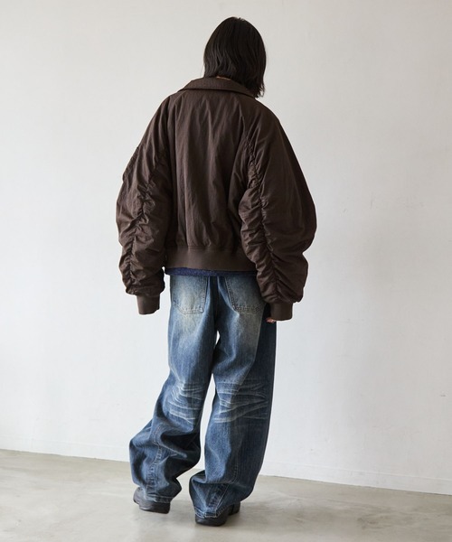 セール】《UNISEX》ナカワタミリタリーブルゾン（ブルゾン）｜PBLIM 