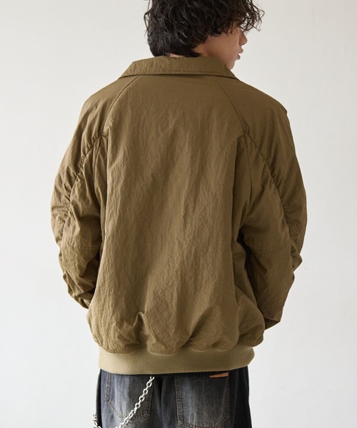 PBLIM（ページボーイリム）の「《UNISEX》ナカワタミリタリーブルゾン（ブルゾン・レディース・ブラック/カーキ/ブラウン・SMALL/MEDIUM）」の13枚目の写真