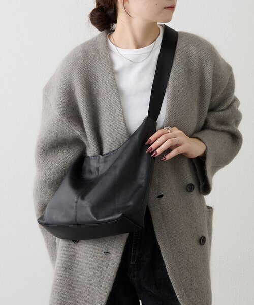 russet ベージュ レザー ショルダーバッグ russet◇ショルダーバッグ/BEG/ベージュ/総柄/ラシット : セカンド