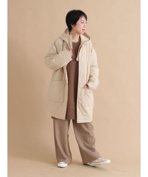 sm2rhythm（サマンサモスモスリズム）の「モヘヤライクニットチュニックワンピース（ワンピース・レディース・ブラウン/チャコールグレー・F）」の21枚目の写真