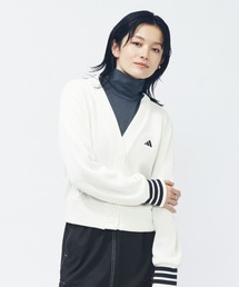 【別注】アディダス adidas クォーターニット ルーズフィット カーディガン 限定コラボ