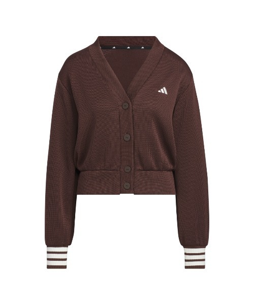 adidas（アディダス）の「【adidas×アルペン限定モデル】アディダス adidas クォーターニット ルーズフィット カーディガン（カーディガン/ボレロ・レディース・オフホワイト/ブラウン・S/M/L/XL）」の19枚目の写真