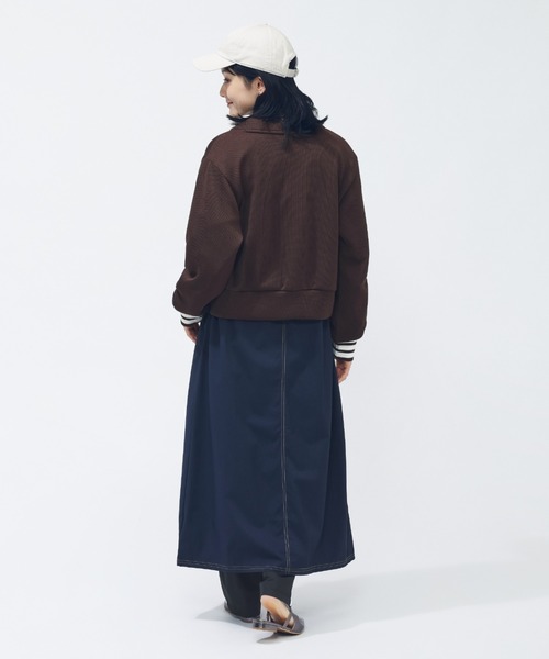 adidas（アディダス）の「【adidas×アルペン限定モデル】アディダス adidas クォーターニット ルーズフィット カーディガン（カーディガン/ボレロ・レディース・オフホワイト/ブラウン・S/M/L/XL）」の14枚目の写真