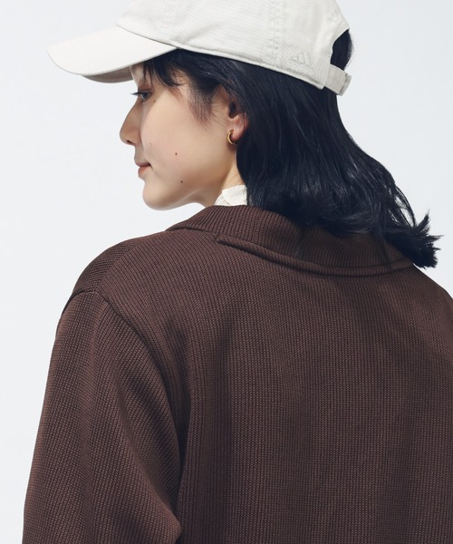 adidas（アディダス）の「【adidas×アルペン限定モデル】アディダス adidas クォーターニット ルーズフィット カーディガン（カーディガン/ボレロ・レディース・オフホワイト/ブラウン・S/M/L/XL）」の17枚目の写真