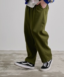 Revo. | Revo. メルトン 裾ドローコード スラックス ワイドパンツ(スラックス)