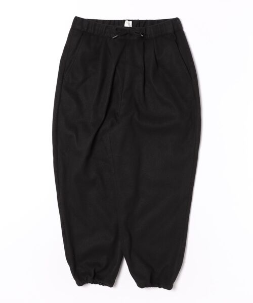 Revo.（レボ）の「Revo. メルトン 裾ドローコード スラックス ワイドパンツ（スラックス・メンズ・ブラック/カーキ/グレー・1/2）」の7枚目の写真