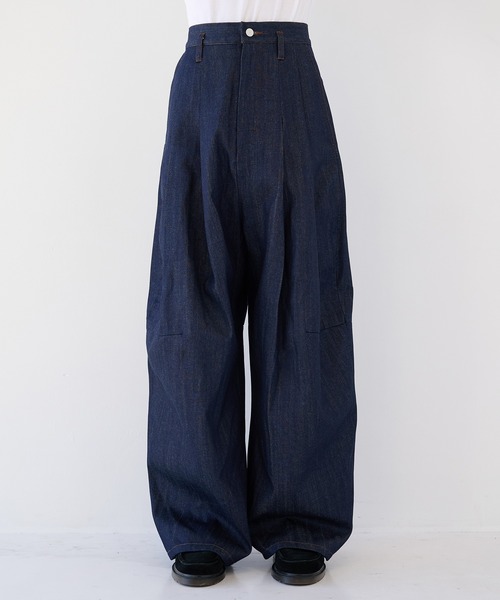 SHINYAKOZUKA（シンヤコヅカ）の「【SHINYAKOZUKA/シンヤコズカ】別注 Hi BAGGY DENIM（デニムパンツ・メンズ・インディゴブルー/ブラック・M/S/XS）」の16枚目の写真