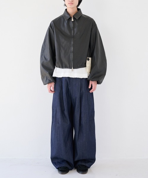 SHINYAKOZUKA（シンヤコヅカ）の「【SHINYAKOZUKA/シンヤコズカ】別注 Hi BAGGY DENIM（デニムパンツ・メンズ・インディゴブルー/ブラック・M/S/XS）」の7枚目の写真