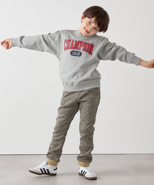 Gramicci(グラミチ)の「GRAMiCCi:〈洗濯機可能〉フリース リブ パンツ (130cm) <KIDS>(その他パンツ・キッズ・ナチュラル/ダークグレー・130)」の8枚目の写真