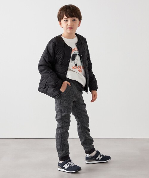 Gramicci(グラミチ)の「GRAMiCCi:〈洗濯機可能〉フリース リブ パンツ (130cm) <KIDS>(その他パンツ・キッズ・ナチュラル/ダークグレー・130)」の13枚目の写真