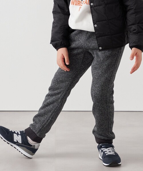Gramicci(グラミチ)の「GRAMiCCi:〈洗濯機可能〉フリース リブ パンツ (130cm) <KIDS>(その他パンツ・キッズ・ナチュラル/ダークグレー・130)」の15枚目の写真