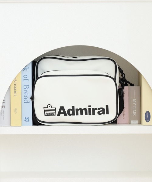 Admiral(アドミラル)の「Admiral アクセントロゴショルダーバッグ(ショルダーバッグ・メンズ・ブラック/ホワイト・FREE)」の2枚目の写真
