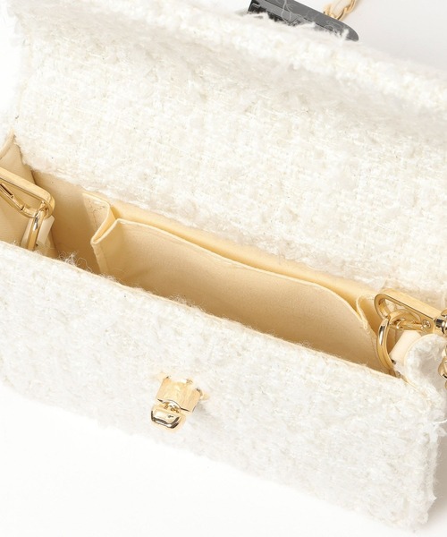 セール】ツイードコンパクトBAG 607264（ショルダーバッグ）｜Heather