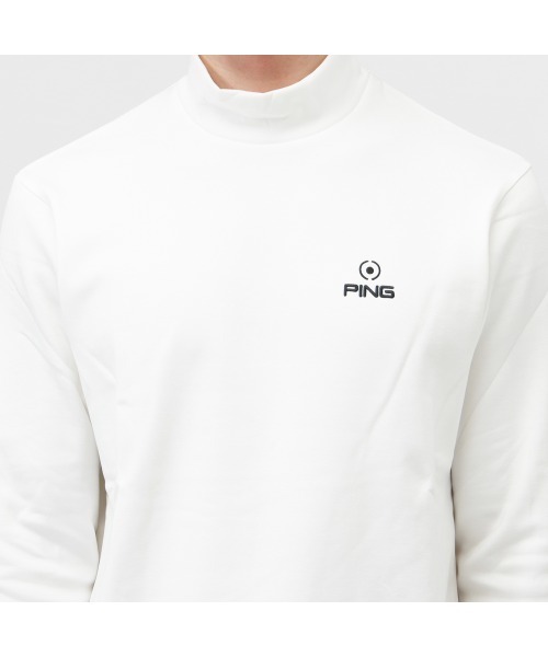 PING（ピン）の「ピン  裏起毛長袖ハイネックシャツ（シャツ/ブラウス・メンズ・ホワイト/ブラック・M/L/LL/3L）」の7枚目の写真