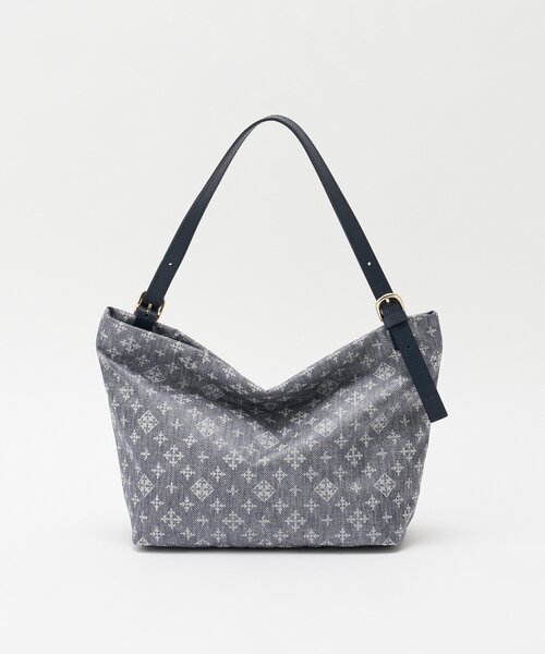 ナイロンジャガード2WAYワンハンドルトートバッグ（ショルダーバッグ