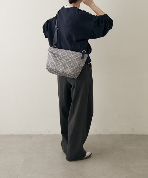 ナイロンジャガード2WAYワンハンドルトートバッグ（ショルダーバッグ