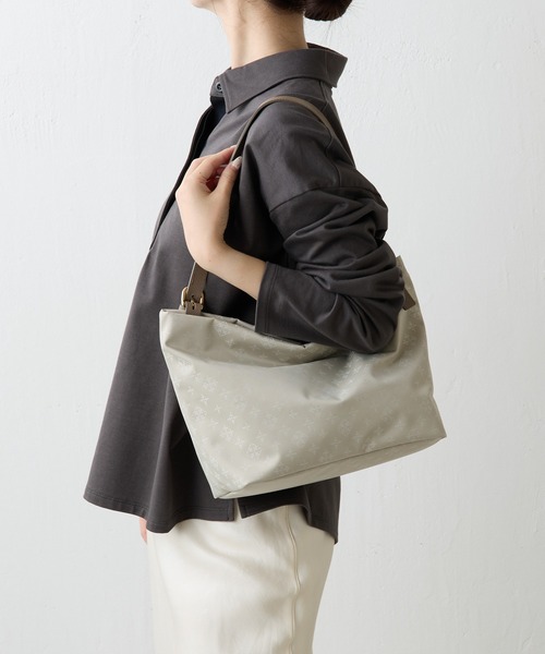 ナイロンジャガード2WAYワンハンドルトートバッグ（ショルダーバッグ