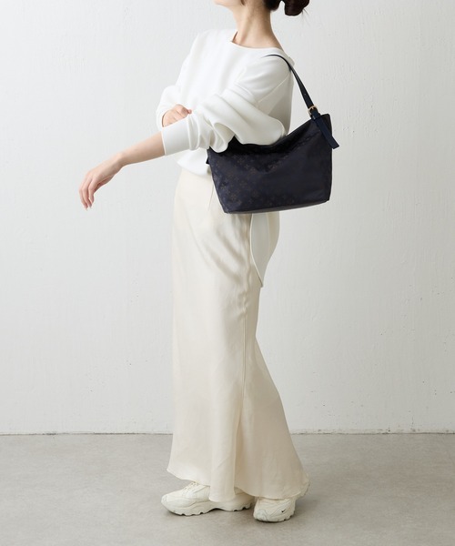 ナイロンジャガード2WAYワンハンドルトートバッグ（ショルダーバッグ