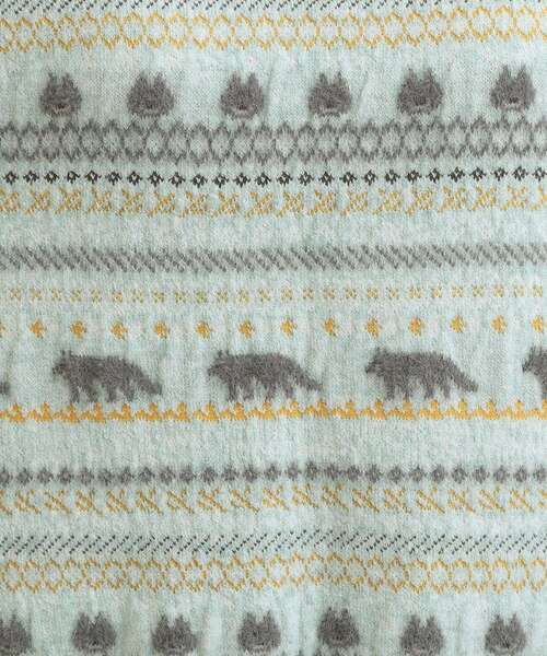 セール】【旭山動物園応援商品】ノルディック柄 モールニット（ニット