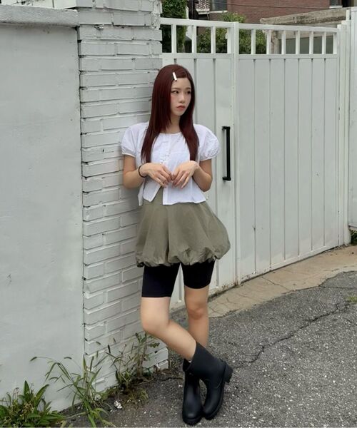 NICK&NICOLE(ニックアンドニコール)の「NICOLE BUCKLE SHORT RAIN BOOTS_BLACK(レインシューズ・レディース・その他・LARGE/X-SMALL/SMALL/MEDIUM)」の9枚目の写真