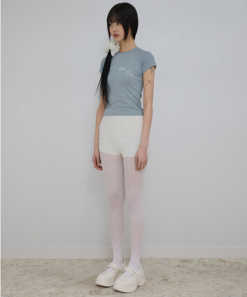 FLAREUP(フレアアップ)の「ムタ ワッフル ラグラン Tシャツ (FL-154_Sky)(Tシャツ/カットソー・レディース・スカイブルー・1/2/3)」の3枚目の写真