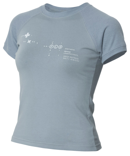 FLAREUP(フレアアップ)の「ムタ ワッフル ラグラン Tシャツ (FL-154_Sky)(Tシャツ/カットソー・レディース・スカイブルー・1/2/3)」の8枚目の写真