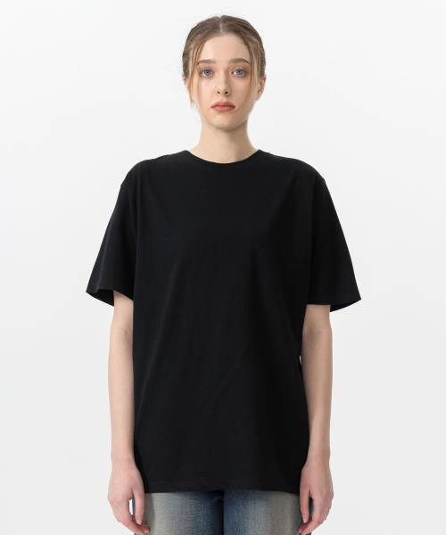 ESCAPEFROM(エスケープフロム)の「ESCF エッセンシャルオーバーサイズ半袖Tシャツ ブラック(Tシャツ/カットソー・レディース・その他・LARGE/SMALL/MEDIUM)」の2枚目の写真
