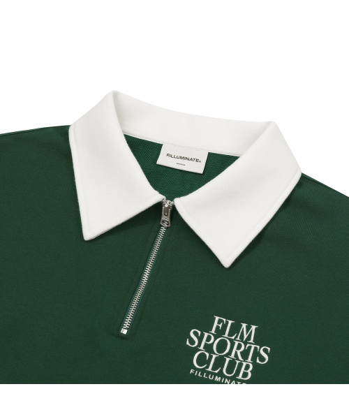 F.ILLUMINATE(フィルミネイト)の「FLM スポーツクラブ スウェットシャツ-ダークグリーン(ポロシャツ・レディース・その他・MEDIUM/LARGE/SMALL)」の7枚目の写真