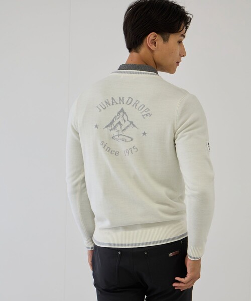 インターシャロゴ入り長袖ニット（ニット/セーター）｜JUN&ROPE