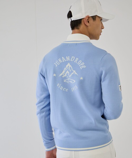 インターシャロゴ入り長袖ニット（ニット/セーター）｜JUN&ROPE