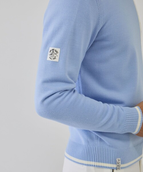 インターシャロゴ入り長袖ニット（ニット/セーター）｜JUN&ROPE