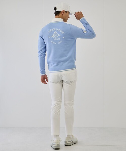 セール】インターシャロゴ入り長袖ニット（ニット/セーター