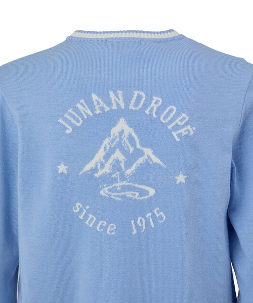 インターシャロゴ入り長袖ニット（ニット/セーター）｜JUN&ROPE