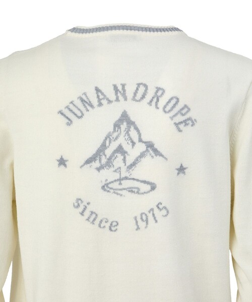 インターシャロゴ入り長袖ニット（ニット/セーター）｜JUN&ROPE