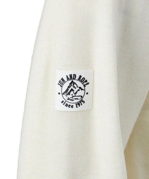 インターシャロゴ入り長袖ニット（ニット/セーター）｜JUN&ROPE