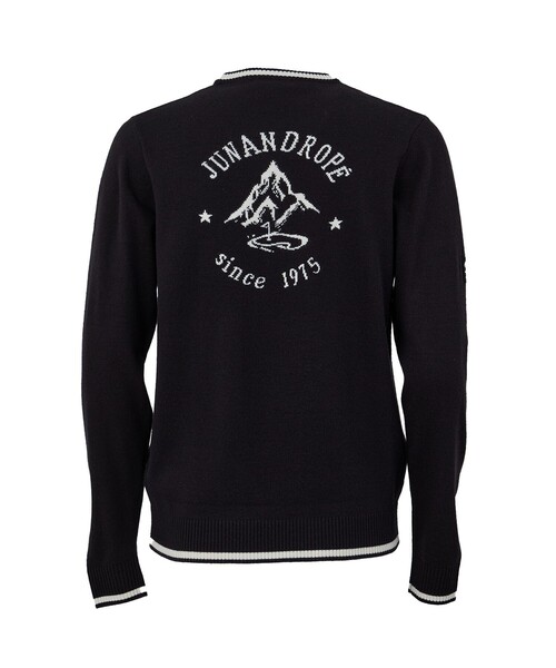 インターシャロゴ入り長袖ニット（ニット/セーター）｜JUN&ROPE