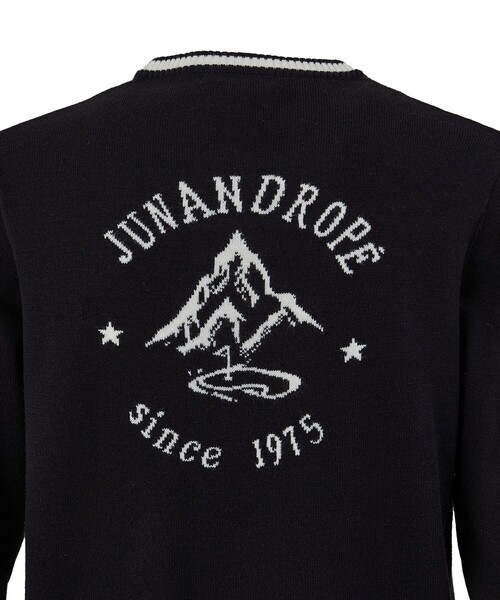 インターシャロゴ入り長袖ニット（ニット/セーター）｜JUN&ROPE