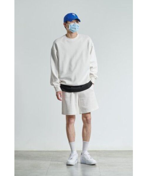 MUSINSA STANDARD（ムシンサスタンダード）の「フラットテリースウェットショーツ[クリーム]（その他パンツ・メンズ・その他・SMALL/MEDIUM/LARGE）」の8枚目の写真